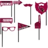 Arizona Cardinals Photo Booth Props 9ct