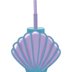 AMSCAN Seashell Cup With Straw