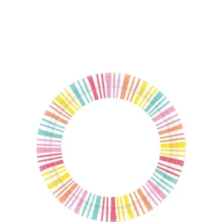 AMSCAN Happy Summer Dessert Plates 40ct