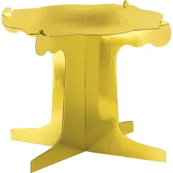 Metallic Gold Sweet Treats Display Stands 3ct
