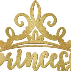 Glitter Disney Once Upon A Time Princess Cake Topper -Party Supply Store 841013 03