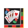 Roll The Dice Casino Beverage Napkins 16ct