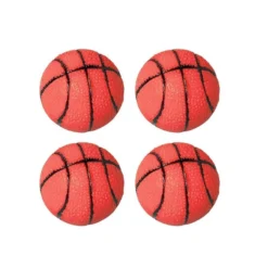 Mini Rubber Basketballs 4ct