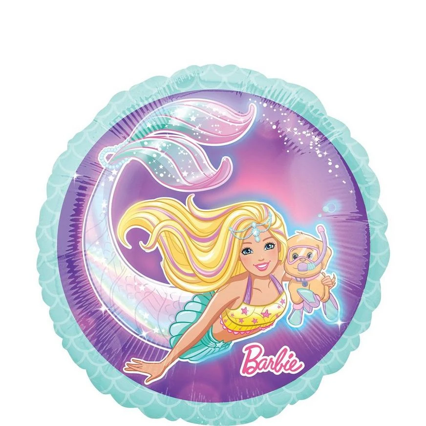 Mermaid Barbie Birthday Balloon 1 Mermaid Barbie Birthday Balloon