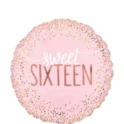 Pink Sweet Sixteen Balloon