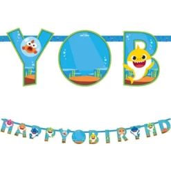 Baby Shark Birthday Banner Kit
