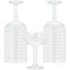Clear Plastic Champagne Coupe Glasses, 8oz, 20ct