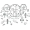 Silver Cross Holy Day Table Decorating Kit