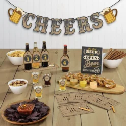 Beer Tasting Buffet Table Decorating Kit 15pc