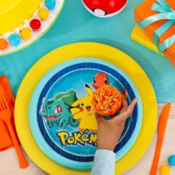 Classic Pokémon Lunch Plates, 8ct 6 Classic Pokémon Lunch Plates, 8ct -Party Supply Store 869245 02