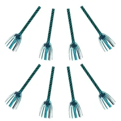 Shades Of Blue Fringe Blowouts 8ct