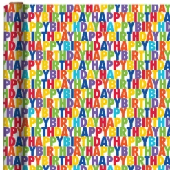 Happy Birthday Letter Gift Wrap