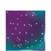 Sparkling Sapphire Iridescent Lunch Napkins 16ct