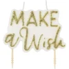 Make A Wish Birthday Toothpick Candle