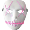 Light-Up Pink Stitch Face Mask