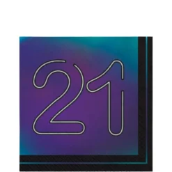 Finally 21 Birthday Lunch Napkins, 6.5in, 16ct