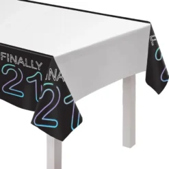 Finally 21 Birthday Table Cover