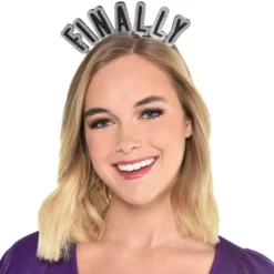 Glitter Silver Finally Headband