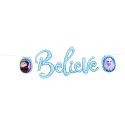 Frozen 2 Believe Banner Balloon Kit -Party Supply Store 891400 02