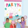 Peppa Pig Confetti Party Scene Setter With Photo Booth Props