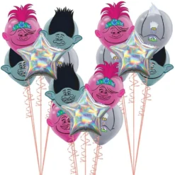 Trolls World Tour Balloon Bouquet Kit