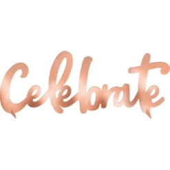 Metallic Blush Birthday Celebrate Centerpiece