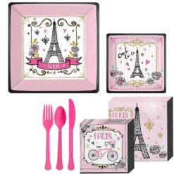 A Day In Paris Tableware Kit For 16 Guests