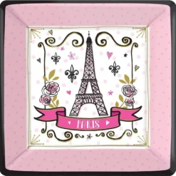 A Day In Paris Tableware Kit For 16 Guests -Party Supply Store 900115 02