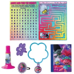 DreamWorks Trolls World Tour Pull String Guitar Pinata Kit With Favors -Party Supply Store 906057 04