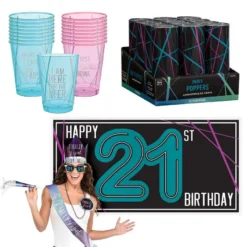 Finally 21 Birthday Decorating Kit