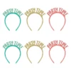 Glitter Happy Cake Day Headbands 6ct