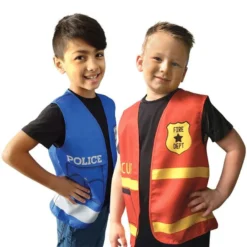 AMSCAN First Responders Vests, 4ct