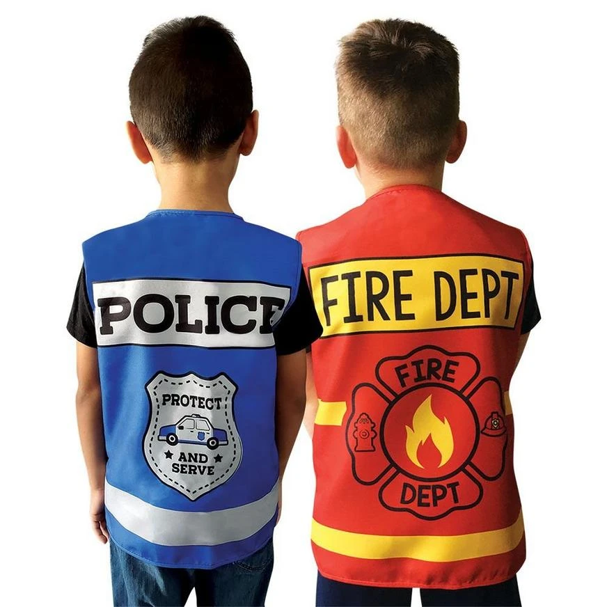 AMSCAN First Responders Vests, 4ct 2 AMSCAN First Responders Vests, 4ct - Image 2