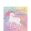 Enchanted Unicorn Paper Lunch Napkins, 6.5in, 16ct