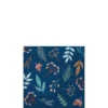 Navy Blue Gather For Fall Paper Beverage Napkins, 5in, 40ct