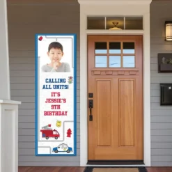 Custom First Responders Photo Vertical Banner