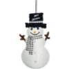 Christmas Snowman 3D Tinsel Hanging Decoration, 12in X 22.25in