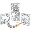 Super Mario Color Your Own Canvas Kit, 3pc