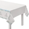 Blue My First Communion Plastic Table Cover, 54in X 102in