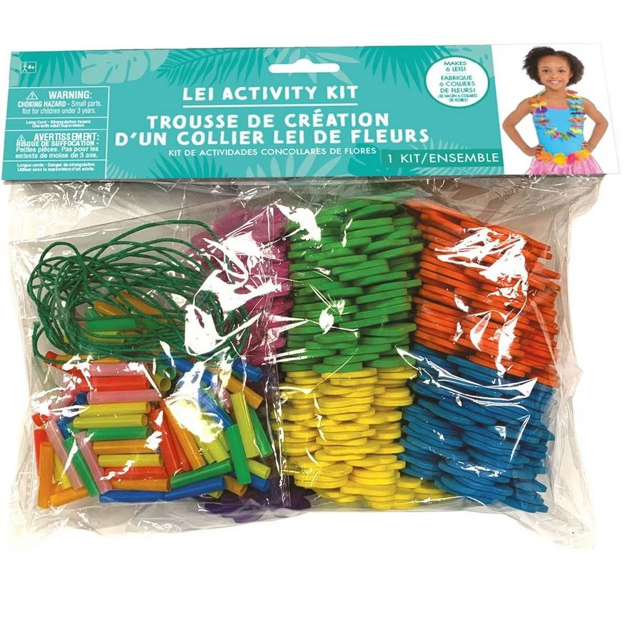 Multicolor Foam Flower Lei Activity Kit For 6 2 Multicolor Foam Flower Lei Activity Kit For 6 - Image 2
