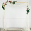Gold Metal Wedding Arch, 6ft X 7ft