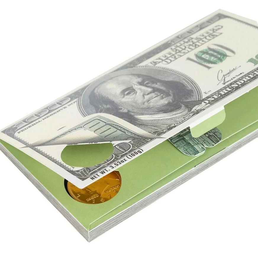 Fort Knox Bank Note With Milk Chocolate Coins, 3.53oz 1 Fort Knox Bank Note With Milk Chocolate Coins, 3.53oz