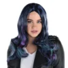 AMSCAN Navy Blue, Purple & Turquoise Oil Slick Curly Wig, 20in