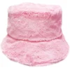 Adult 90s Pink Furry Bucket Hat