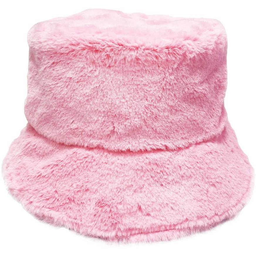 Adult 90s Pink Furry Bucket Hat 1 Adult 90s Pink Furry Bucket Hat