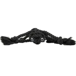Black Spider Rope Toy, 14in X 13in – Halloween