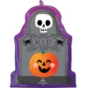 Halloween Tombstone Foil Balloon, 15in X 18in