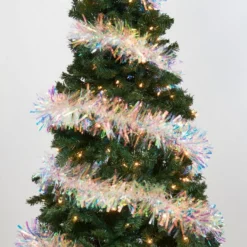 Iridescent Christmas Tinsel Garland, 9ft -Party Supply Store 946094 02