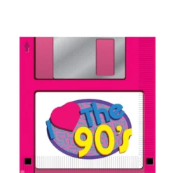 I Love The 90s Tableware Kit For 8 Guests -Party Supply Store 949453 02