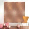 Rose Gold Leopard Print Plastic Scene Setter, 5.4ft X 5.4ft